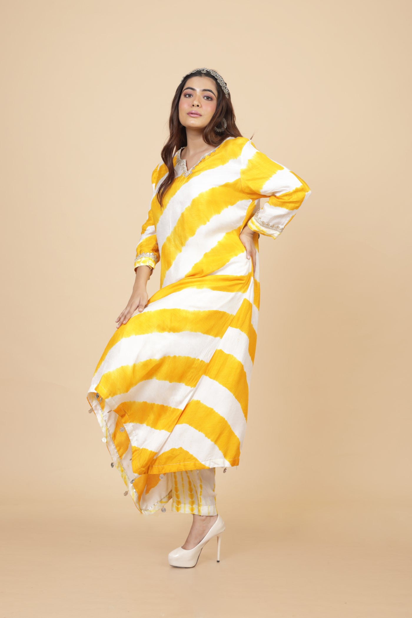 Shibori Kurta And Pant