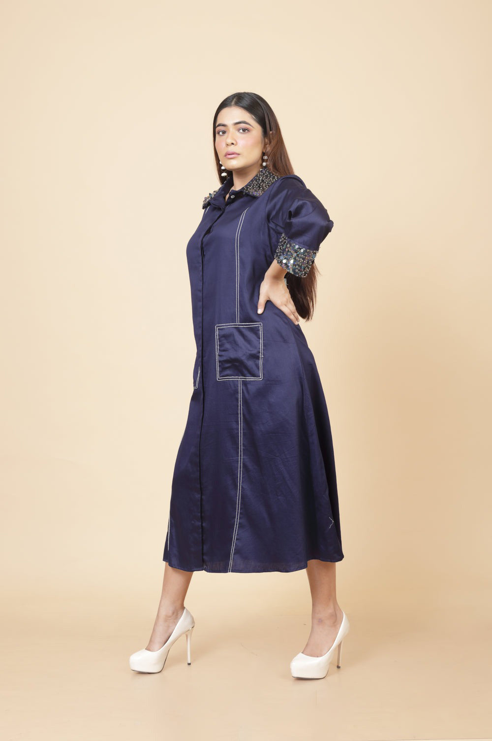Buy Embroidered Shift Dress Online at Best Price