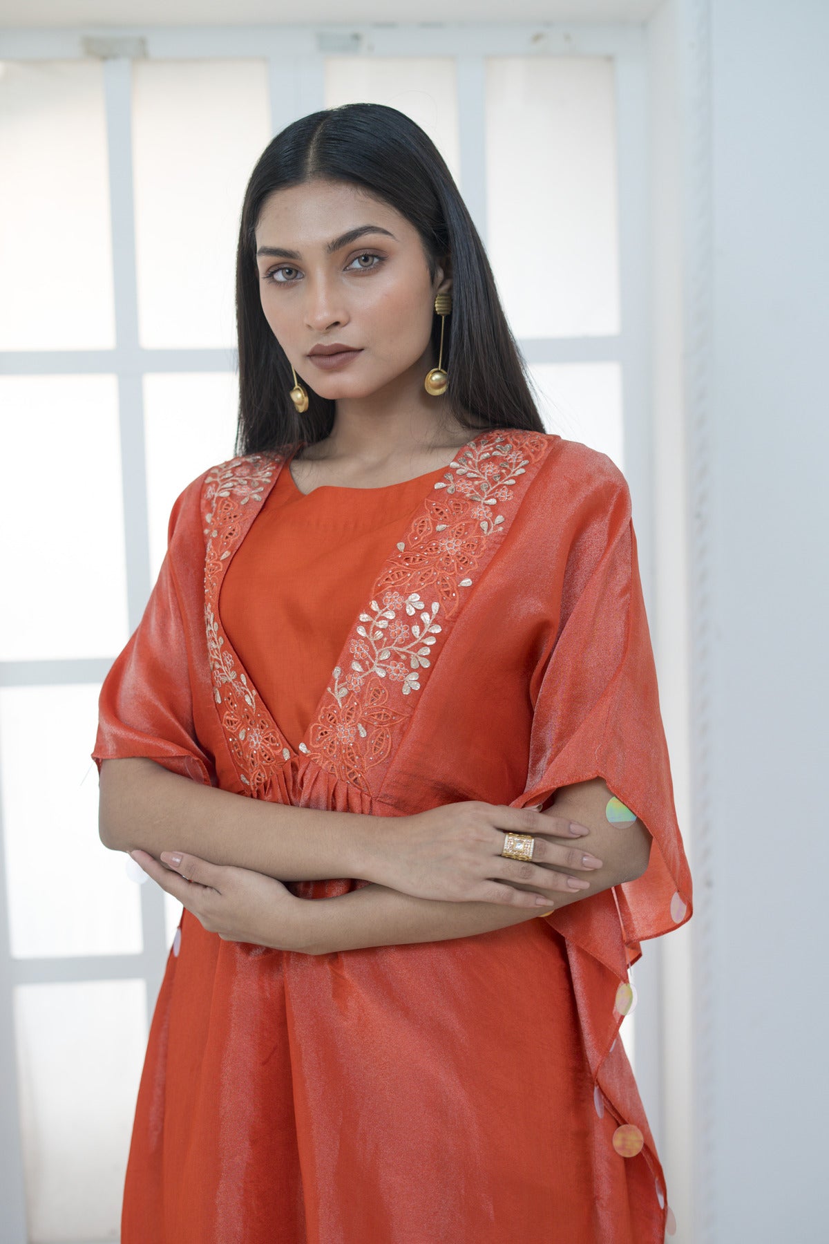 Kaftan with Dhoti Pant