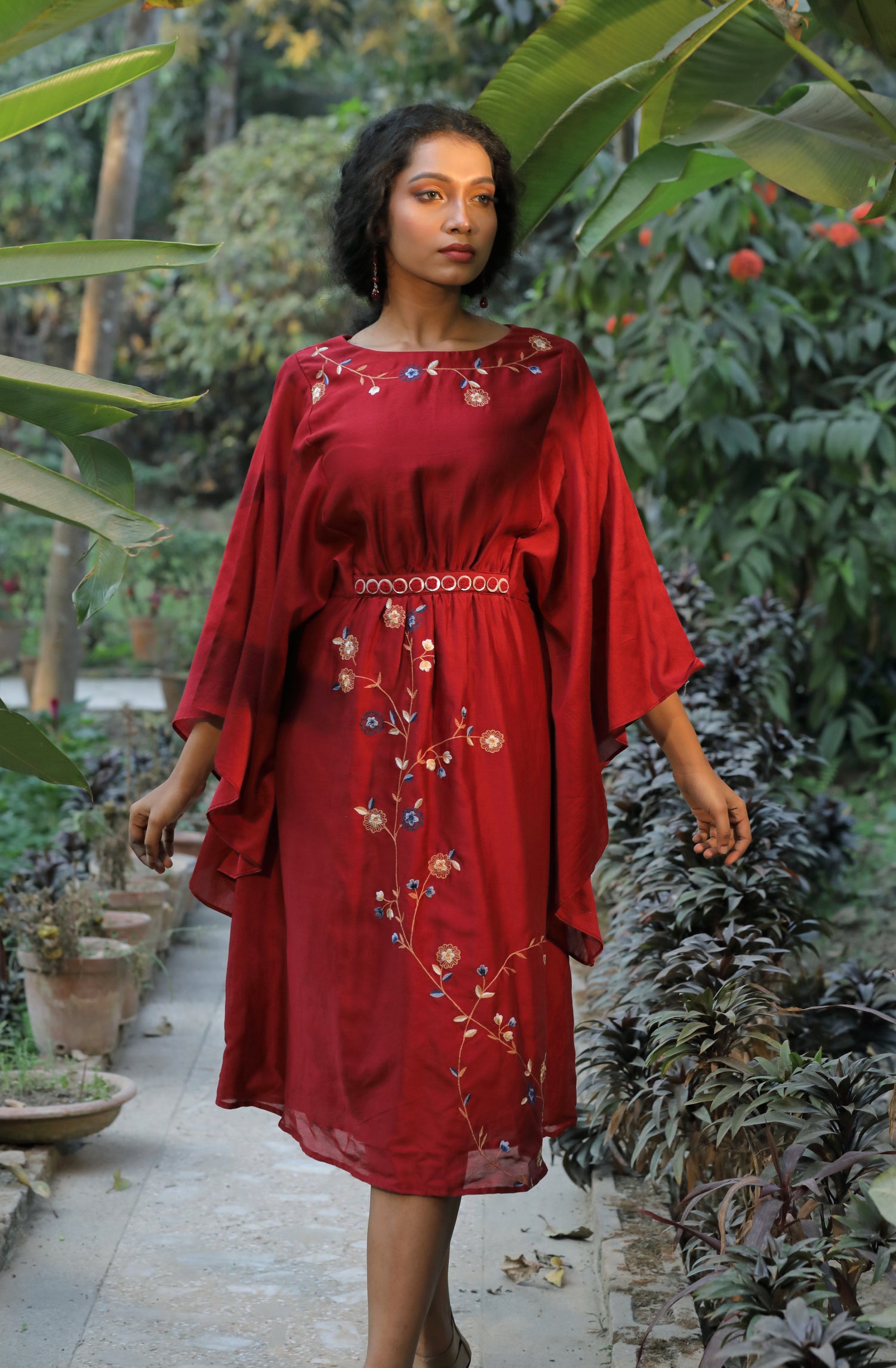 Buy Flared Sleeve Dress Online | Stylish Flared Dresses by 9C Design Buy Flared Sleeve Dress Online | Stylish Flared Dresses by 9C Design