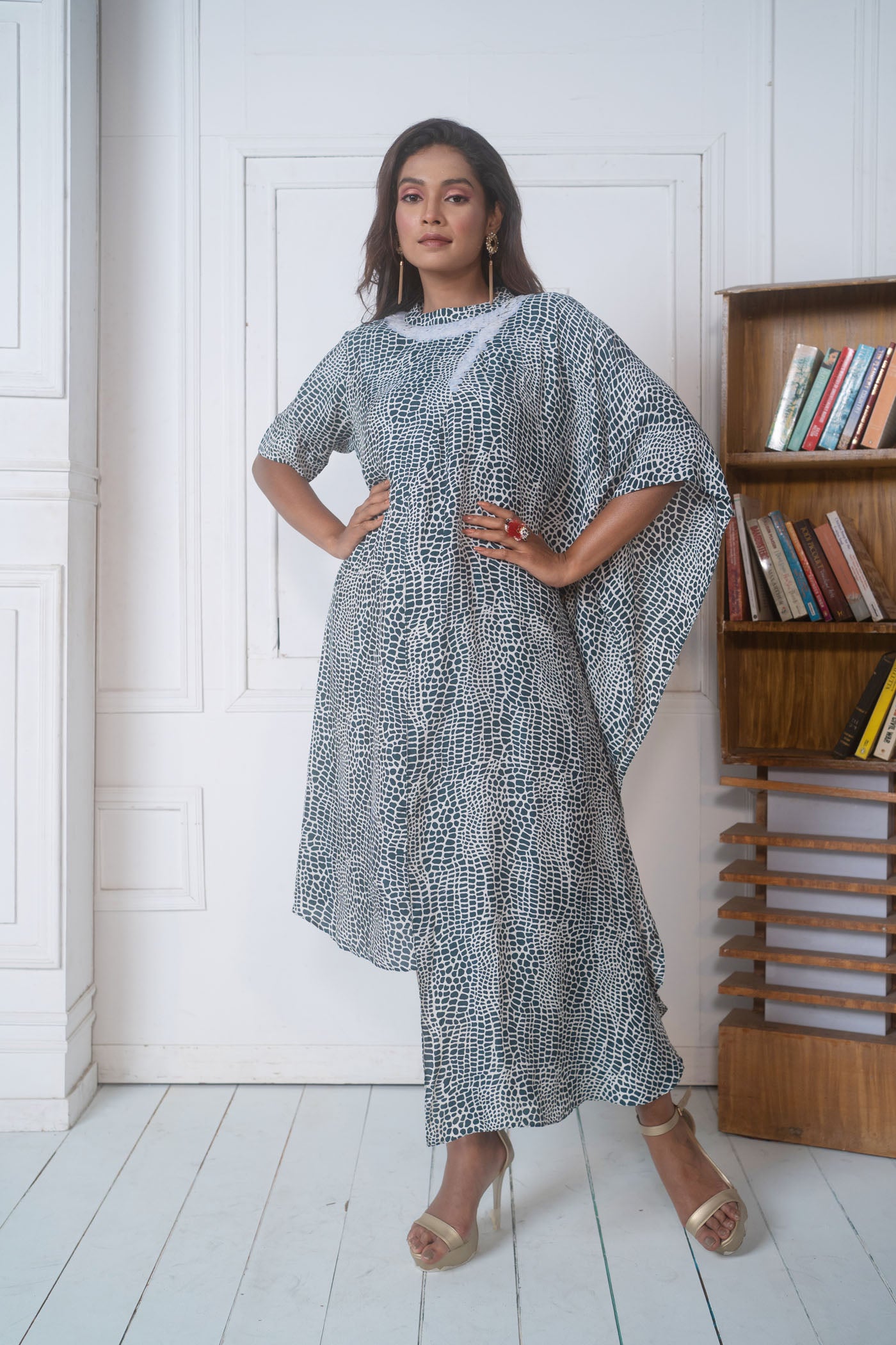 One side kaftan sales dress