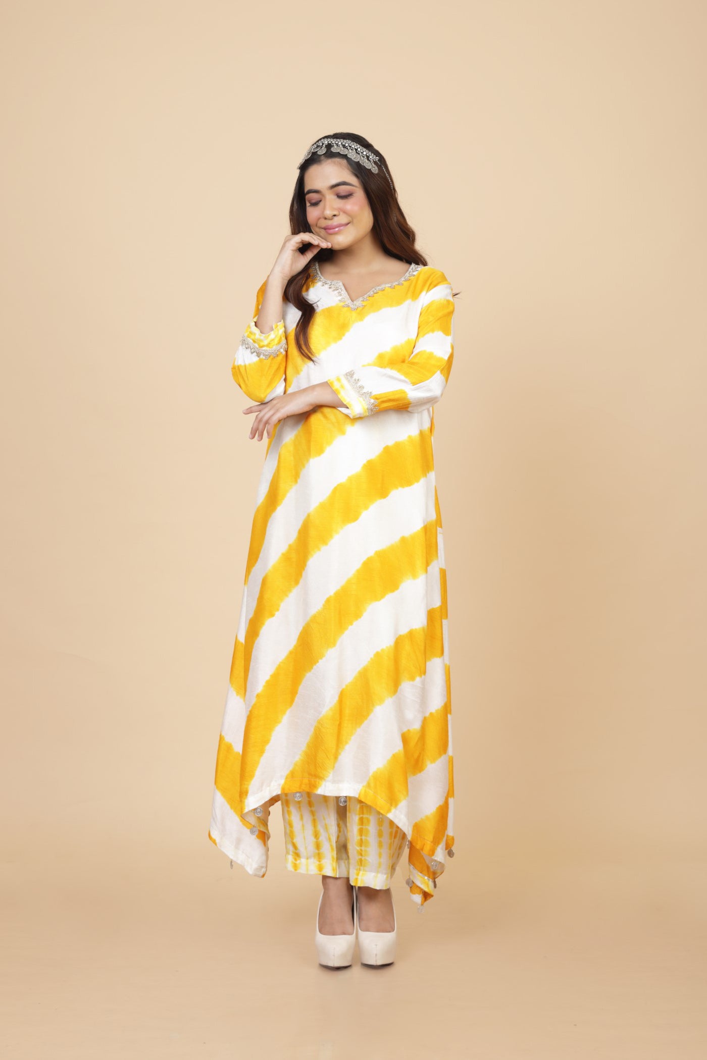 Shibori Kurta And  Pant