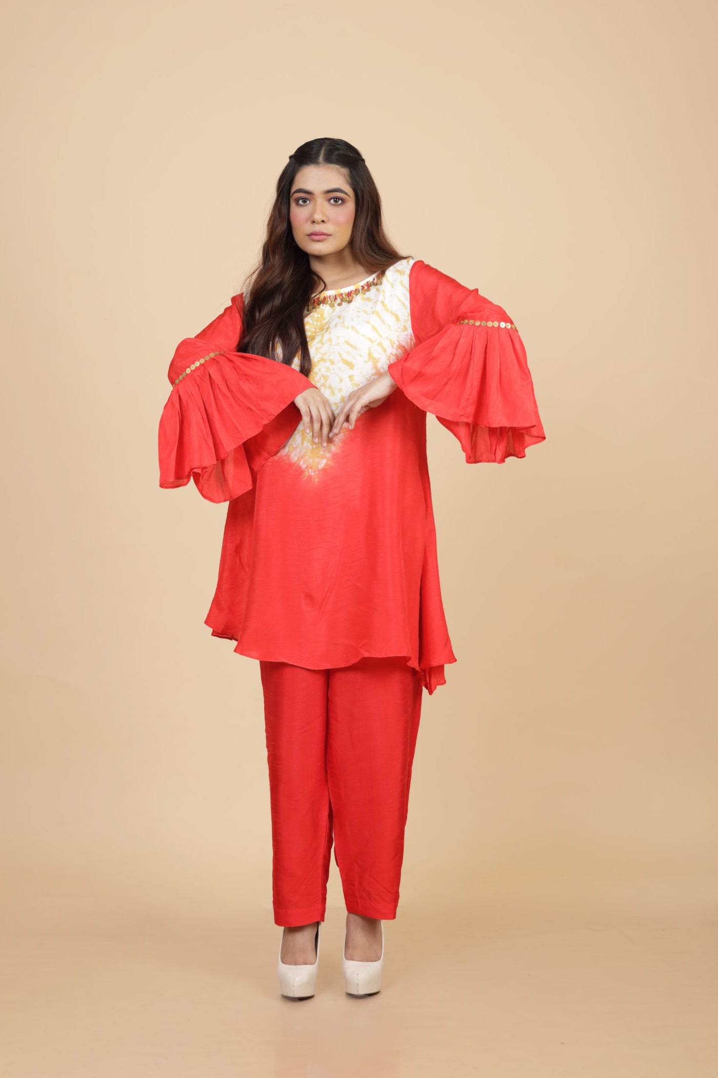 Shibori Kurta With Pant